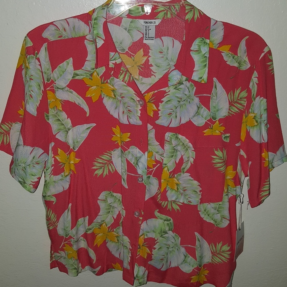 Button Down Hawaiian shirt